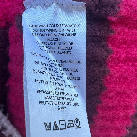 Anthropologie Red and Black Striped Turtleneck Sweater - Picture 5 of 7